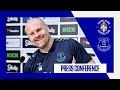 Luton town v everton  sean dyches press conference  gw36