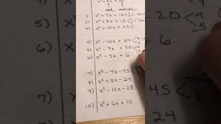 AFDA - Part 1 - Factoring Trinomials