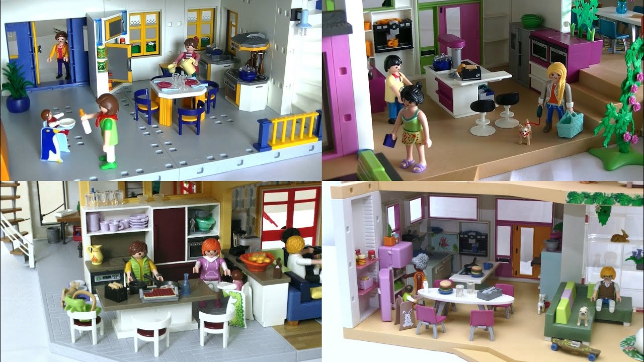Mode d'emploi Playmobil set 5582 Modern House Cuisine avec îlot - page 2