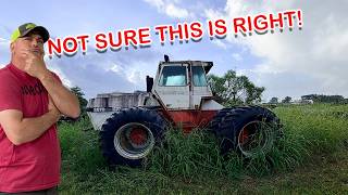 We Found a HUGE Case Tractor in A Field! Will It Start and drive 