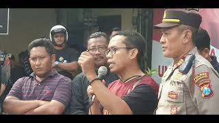 PSHT PUSAT MADIUN TUNTUT KEADILAN  POLSEK PACE TRAGEDI KECUBUNG - SRTV