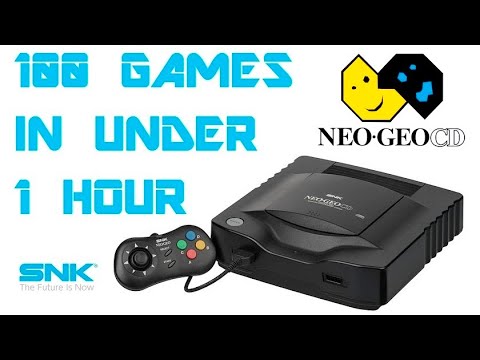 100 SNK Neo Geo CD Games In Under 1 Hour - YouTube