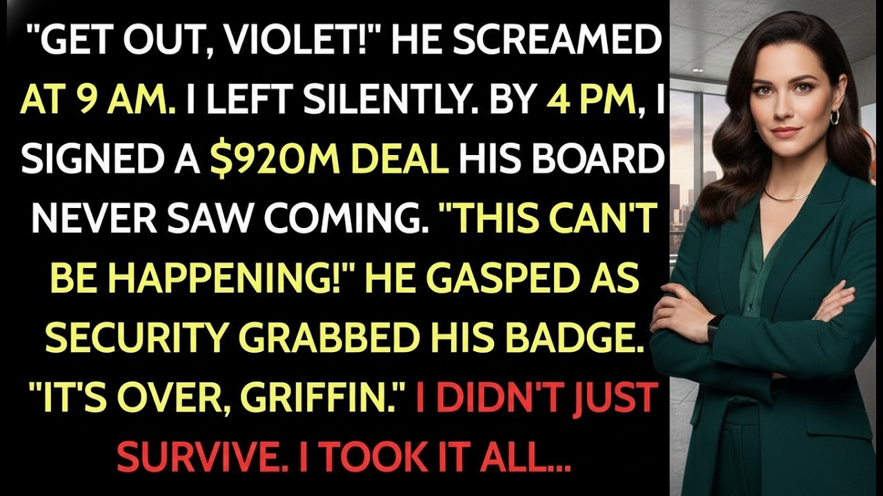 He Fired Me in the Morning — His Board Learned the Truth by Evening