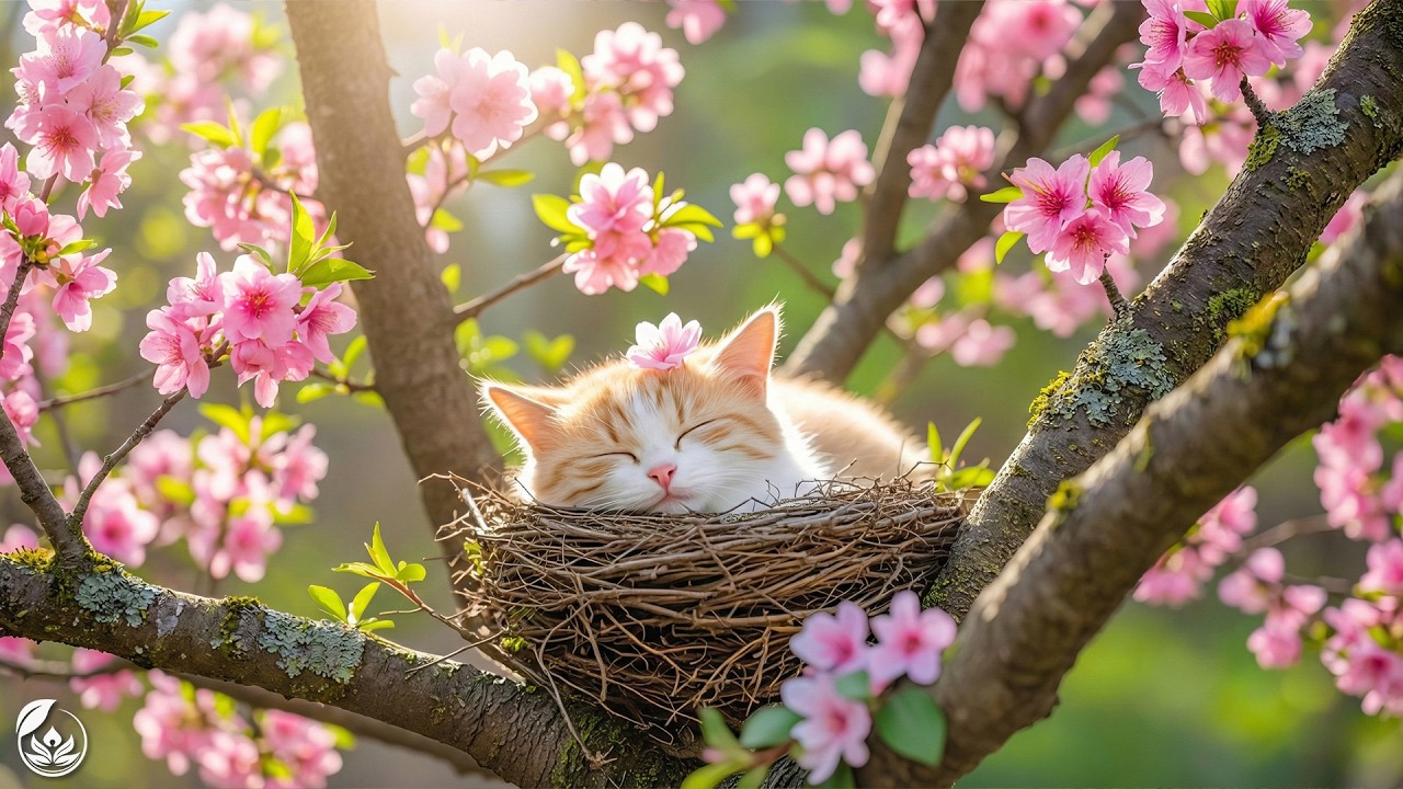 Мягкая расслабляющая музыка 🌸 Спокойные мысли, глубокое расслабление и внутренний покой