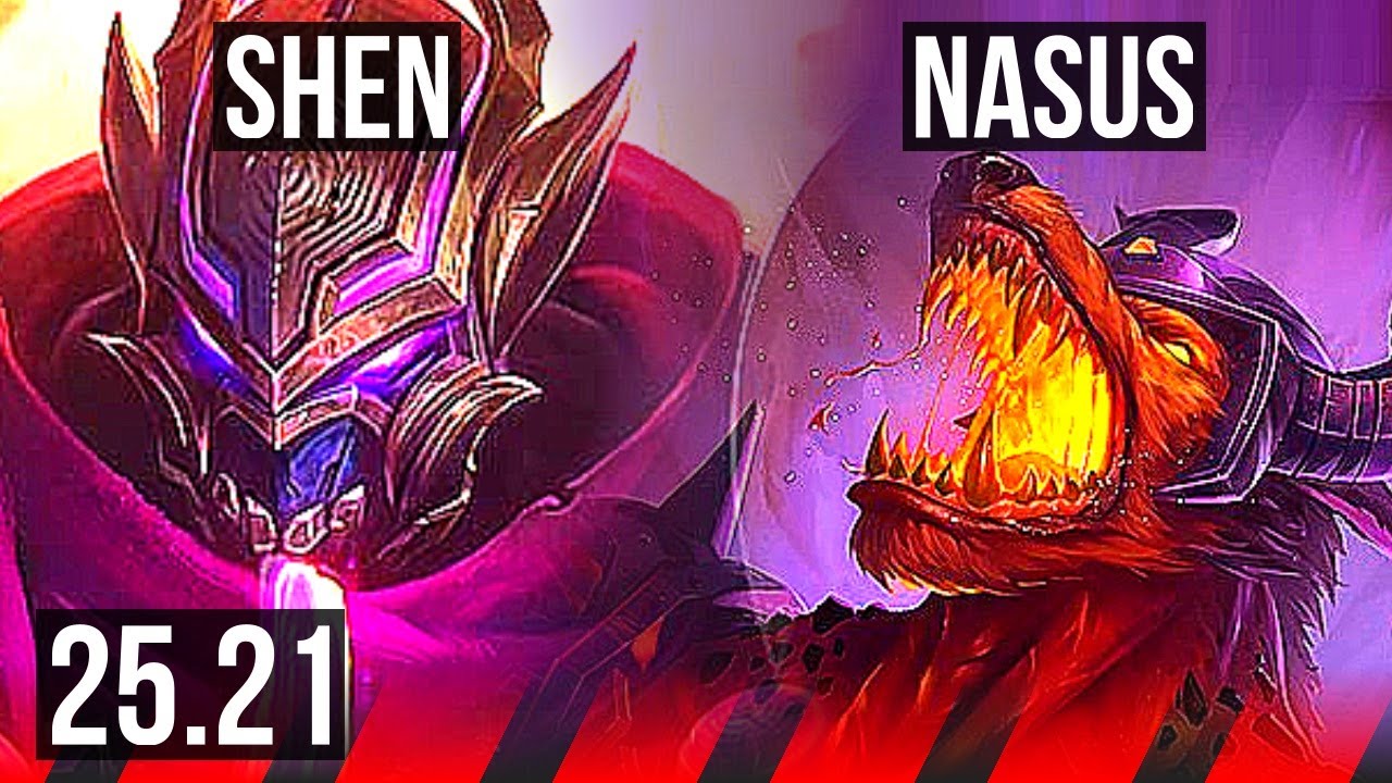 SHEN vs NASUS (TOP) | 5/1/13, 800+ games | EUW Master | 25.21