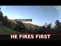 Police Bodycam: E-Bike Rider Turns and Fires at Officer in Park