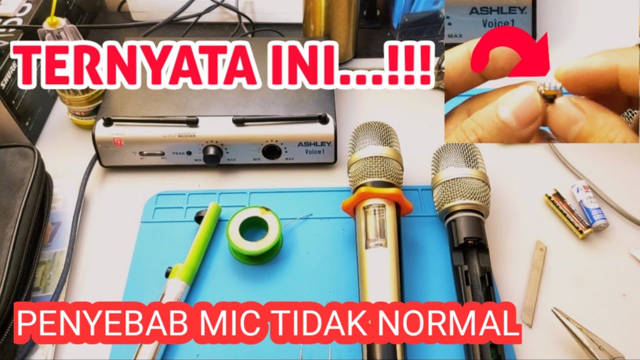 Bagaimana Cara Memperbaiki Microphone Wireless yang Sinyal berkedip