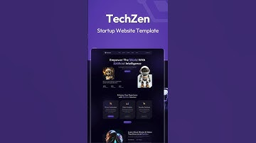 TechZen - Startup Website Template #webflow #startup #saas