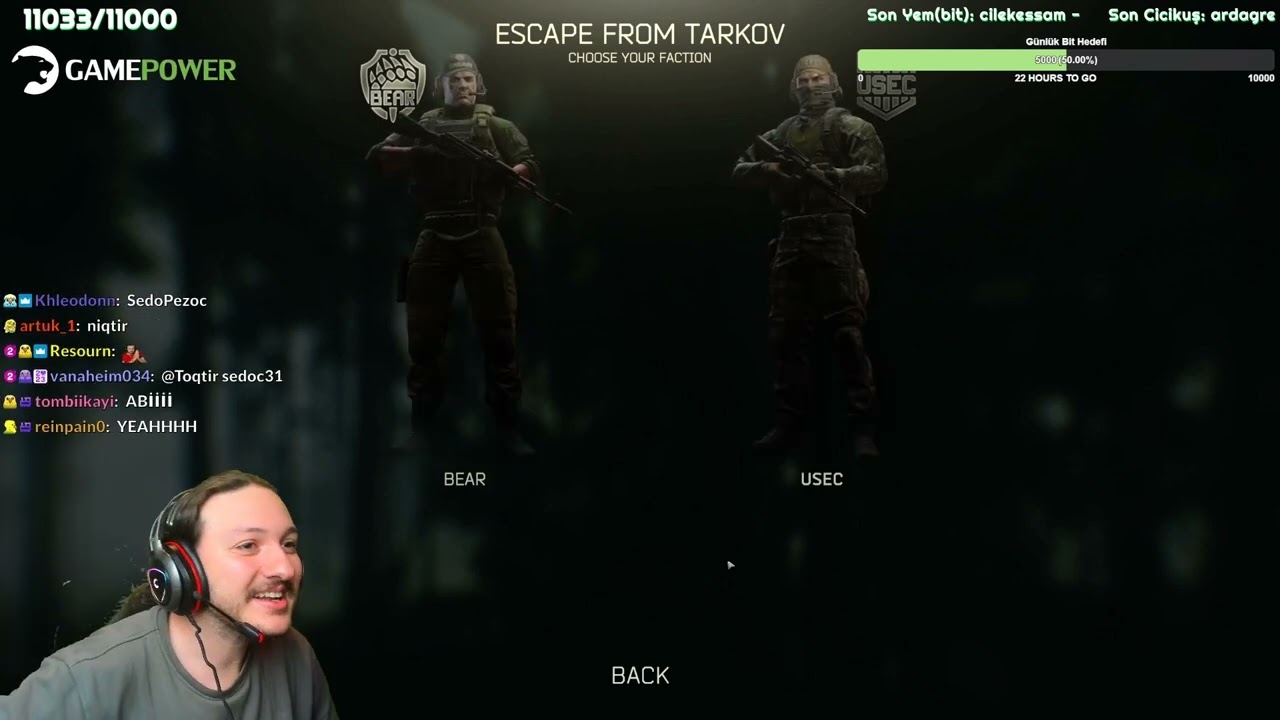 Sedo Tarkov Hesabını Resetliyor