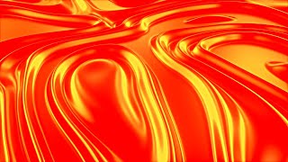 🎬 4K Screensaver - Red & Gold Liquid Reflections (No Audio) 🔥✨