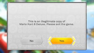 Mario Kart 8 Deluxe 2017 - Anti-Piracy Screen