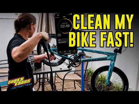 How Fast Can I Clean my BMX Bike?? | How to BMX
