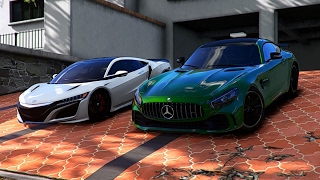 Gta V Mercedes Amg Gt R 2017 Vs. Honda Nsx 2017 Gta 5
