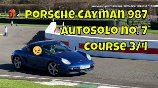 Autosolo no. 7 in my PORSCHE Cayman - FAULTS