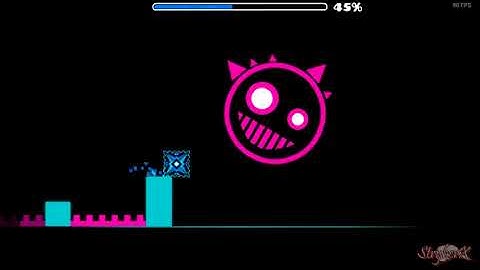 I made a Just Shapes and Beats level on Geometry Dash but im lazy