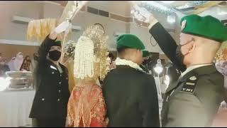 Upacara Pedang Pora Tni Ad  Happy Wedding 