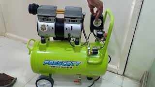 oil free compressor demo