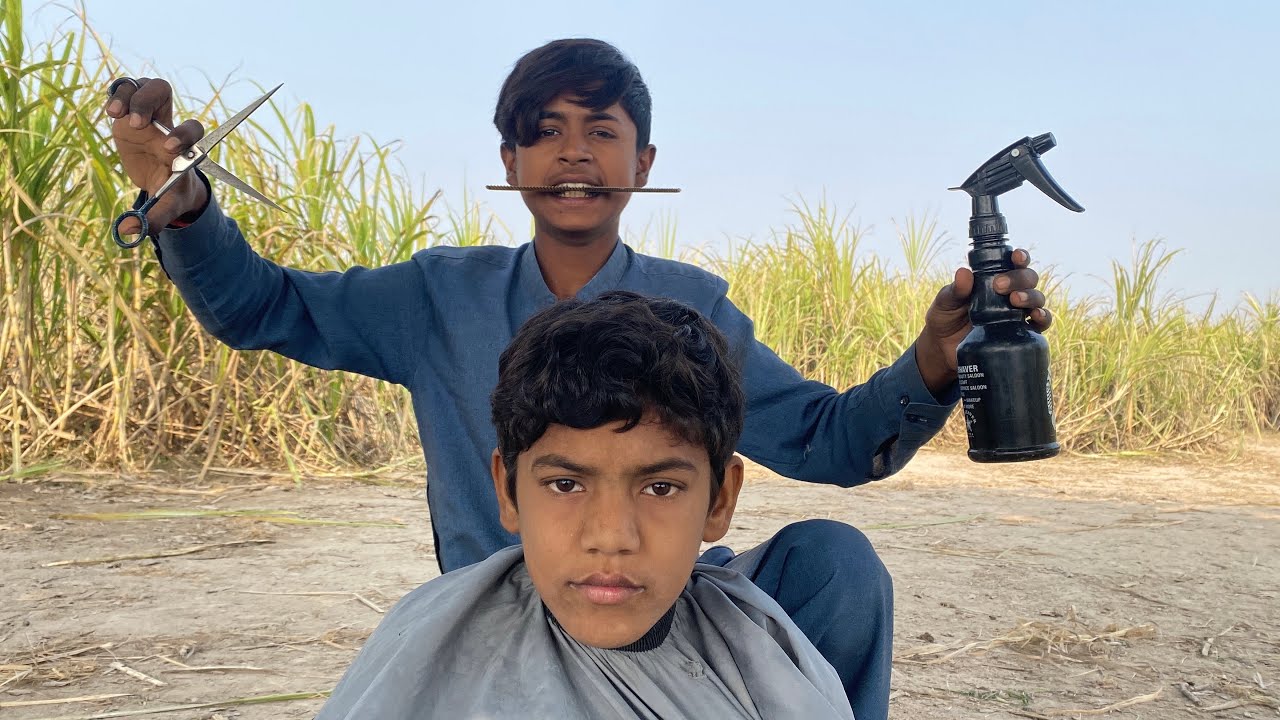 ASMR Young Boy Barber 💈 Slow Haircut 💇