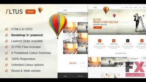 Preview Altus - Multi-Purpose HTML Template TForest
