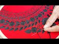 hand embroidery neck design for kurti _ gala design embroidery stitches _ new neck design