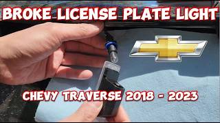 Chevrolet Traverse License Plate Light