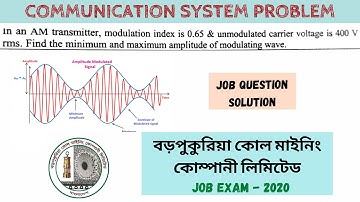 Communication System Math Solution|| EEE Job Question Solution