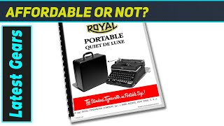 Royal Quiet De Luxe Manual: The Best Reproduction for Your Vintage Typewriter