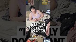 Lazy, liberal woman says she doesn't want to work, lays in bed all day, mad at disability for denial