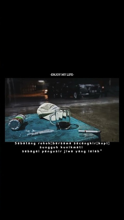 STORY || Kopi dan rokok di malam hari☕