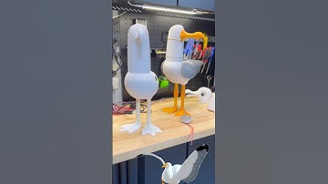 For the birds! Automated seagull props. #animatronics #automata #puppet #prop #seagull #3dprinting