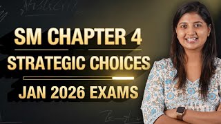 SM DEMO -Chapter 4 - Strategic Choices- jan 2026- CA CPA Nivedha Shankar