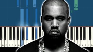 Kanye West - "Hands On" - 2019 Jesus is King Album [Synthesia] (Piano tutorial)