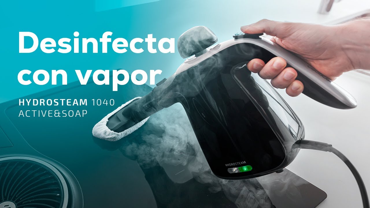 Limpiador de vapor HydroSteam 1040 Active\u0026Soap - YouTube