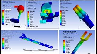 Biomechanical Simulation projects of implant fracture plates & biomaterial for MSc/BSc dissertation