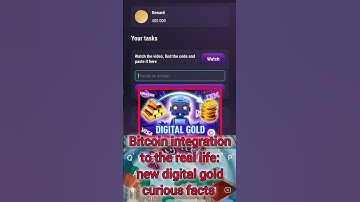 Bitcoin integration to the real life: new digital gold curious facts code #tapswap @TapSwapChannel