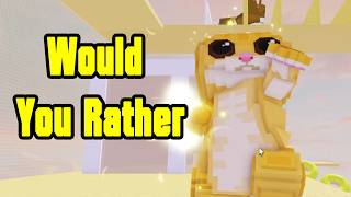 Would You Rather Brainrot Tower