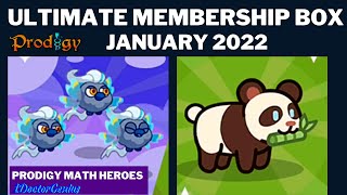 2022 THE ULTIMATE MEMBERSHIP BOX: Prodigy January NEW Ultimate PETS: Hoe to get HUNGRY PANDA & MORE