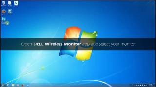 How to connect Windows 7 PC to DELL Wireless Monitor screenshot 2