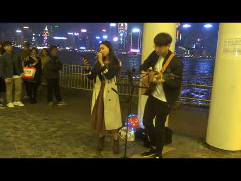 喜歡你 (Cover by Carpo x 莫凱謙) | Busking@尖沙咀碼頭 2018.12.27