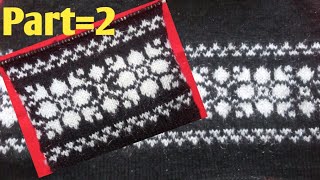 New flower graph design || New graph design part-2 || Woolen Sweater,Cardigan nd Blouse ki design ||