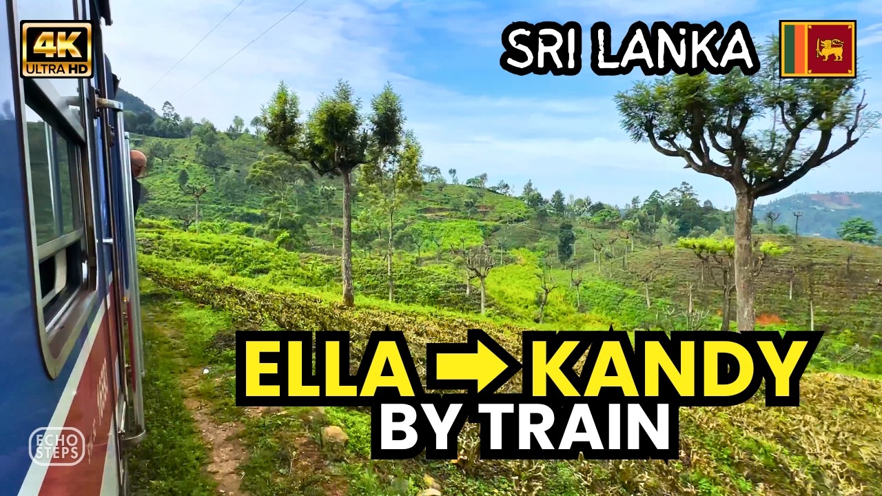 A Peaceful Journey Through Sri Lanka’s Hill Country | Ella to Kandy Train (4K POV)
