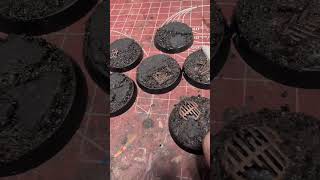 Most of the red Corsair bases are done #40k #warhammercommunity  #warhammer40kpainting #warhammer