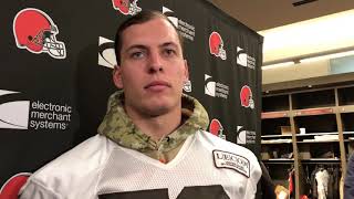 Browns LB Joe Schobert on practice this week