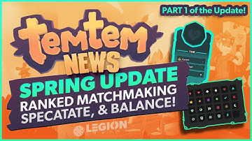 Temtem SPRING UPDATE | Ranked Mode, Balance Changes, QoL Improvements, and More! | Temtem News