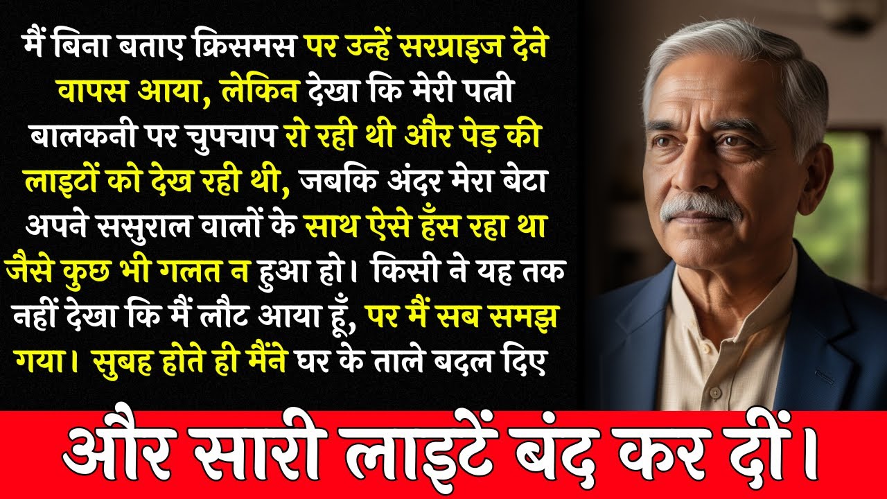 सच्ची कहानी: सफ़र से लौटा तो पत्नी रो रही थी… और बेटा ससुराल वालों संग हँस रहा था