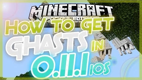 How to Get Ghasts in 0.11.1 iOS - Minecraft Pocket Edition "HIDDEN Secret!"