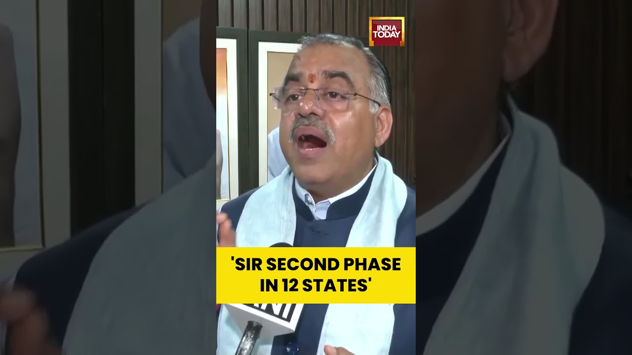 'SIR Second Phase In 12 States' | 