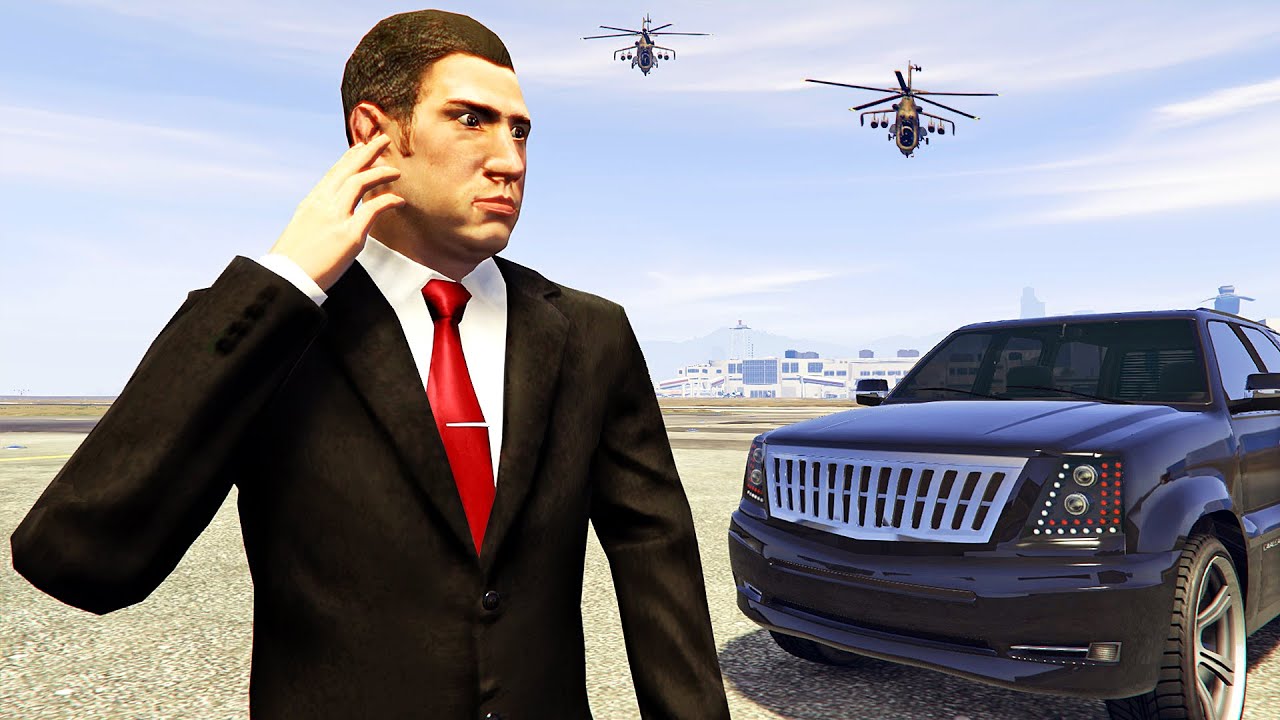 قراند 5 : إلعب كأنك حارس شخصي | GTA V BODYGUARD Mod