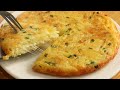 Potatoes eggs chesse only 3 ingredient grated potato omelette simple healthy breakfast