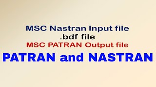Nastran Input File